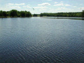 Lake Cash showing SW edge towards Visitor Center